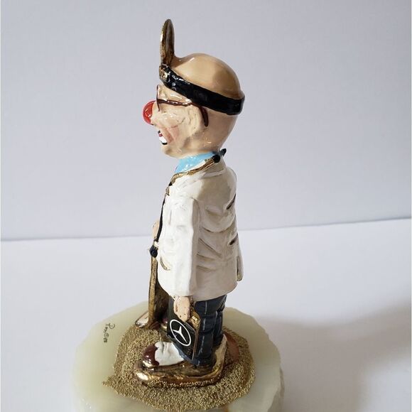 Vintage Ron Lee Clown "88" Doctor Bill Mercedes Manual Sculpture Figurine Signed - Picture 5 of 11